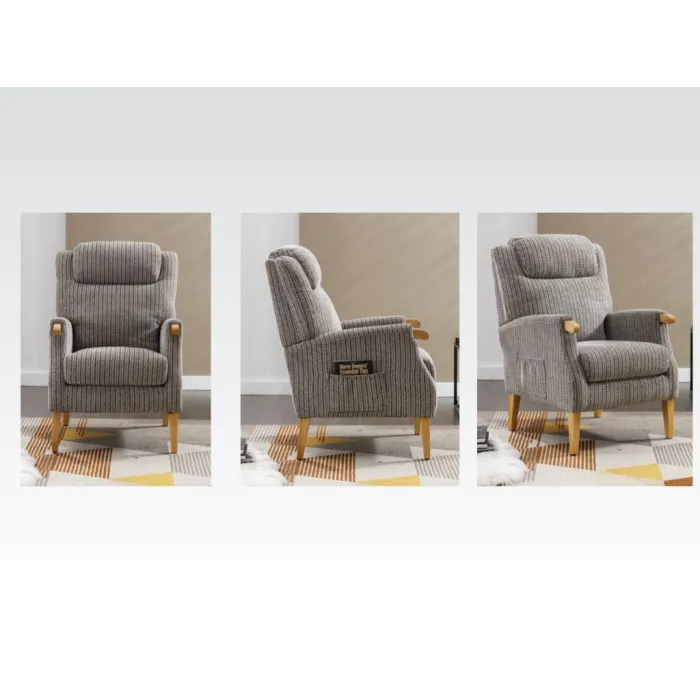 Lisbon Fireside Armchair - Latte | Murphy Furniture