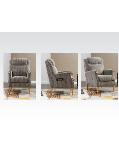 Lisbon Fireside Armchair - Latte | Murphy Furniture