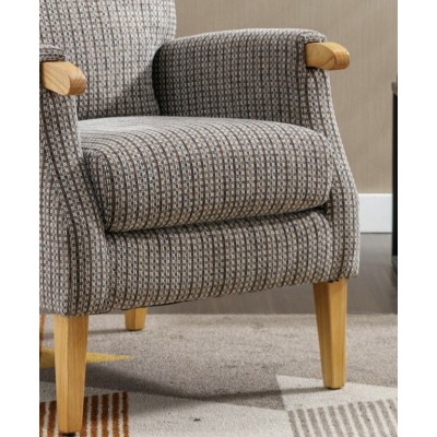 Lisbon Fireside Armchair - Latte | Murphy Furniture