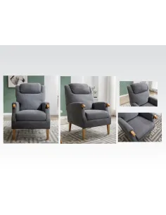 Lisbon Fireside Armchair - Grey | Murphy Furniture 2