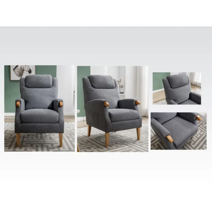 Lisbon Fireside Armchair - Grey | Murphy Furniture