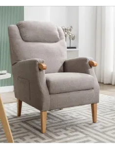Lisbon Fireside Armchair - Taupe | Murphy Furniture