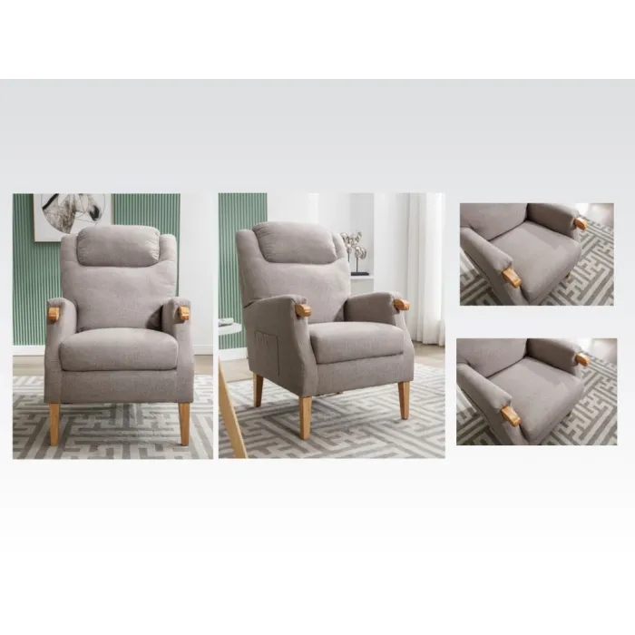 Lisbon Fireside Armchair - Taupe | Murphy Furniture