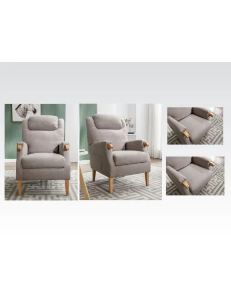 Lisbon Fireside Armchair - Taupe | Murphy Furniture