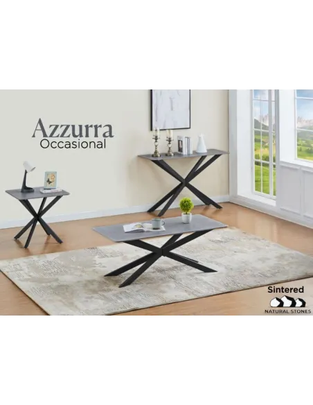 Azzurra Console Table - Sintered Stone/G | Murphy Furniture