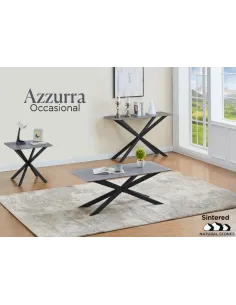 Azzurra End Table - Sintered Stone/Grey | Murphy Furniture 2