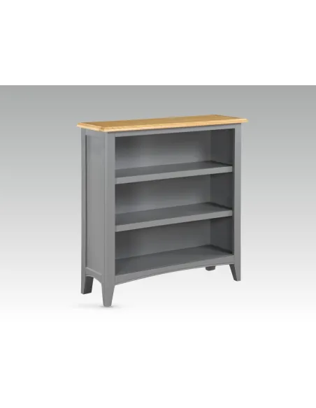 Galloway Small Bookcase - Slate Grey/Oak | Murphy Furniture
