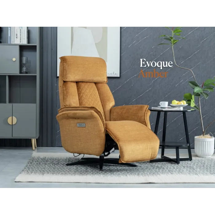 Evoque Dual Motor Electric Swivel Armcha | Murphy Furniture