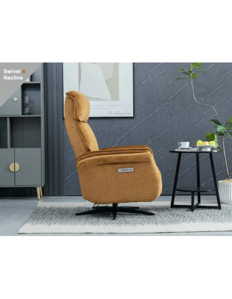 Evoque Dual Motor Electric Swivel Armcha | Murphy Furniture