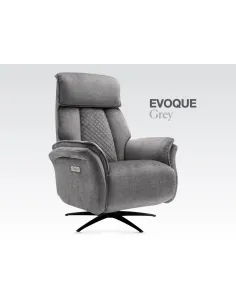 Evoque Dual Motor Electric Swivel Armcha | Murphy Furniture