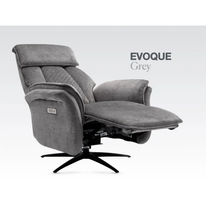 Evoque Dual Motor Electric Swivel Armcha | Murphy Furniture