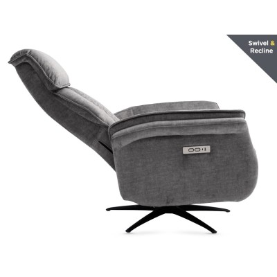 Evoque Dual Motor Electric Swivel Armcha | Murphy Furniture