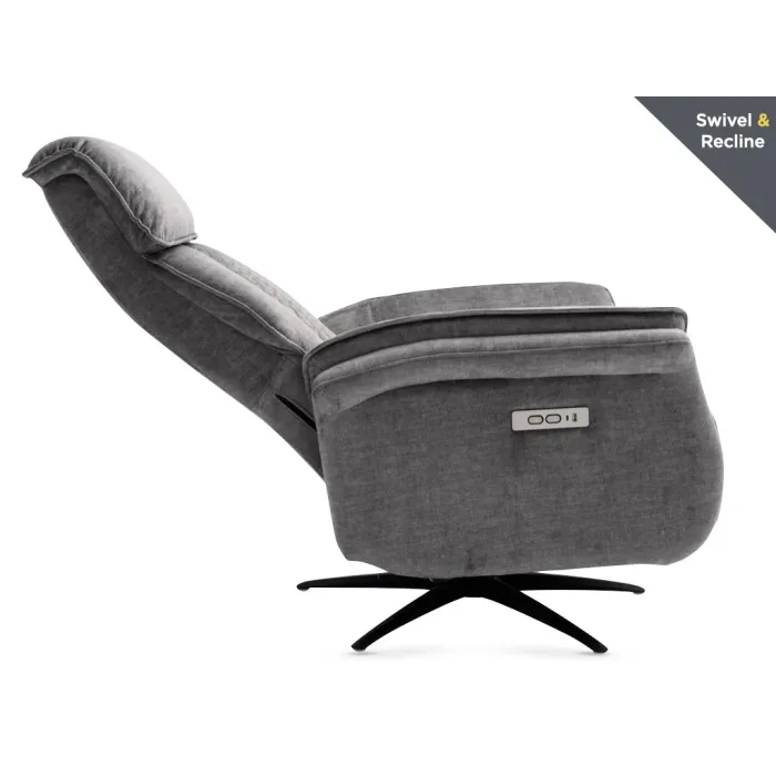 Evoque Dual Motor Electric Swivel Armcha | Murphy Furniture