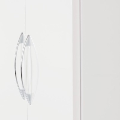 Nevada 2 Door All Hanging Wardrobe - Whi | Murphy Furniture