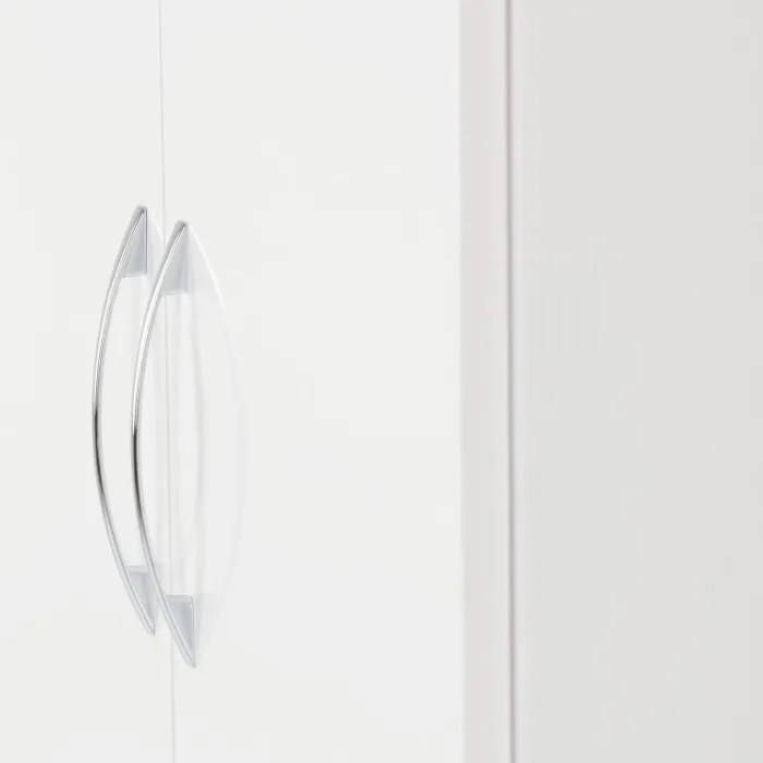Nevada 2 Door All Hanging Wardrobe - Whi | Murphy Furniture