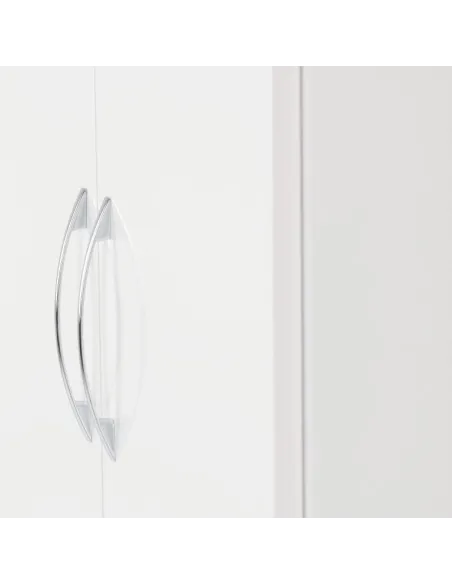 Nevada 2 Door All Hanging Wardrobe - Whi | Murphy Furniture