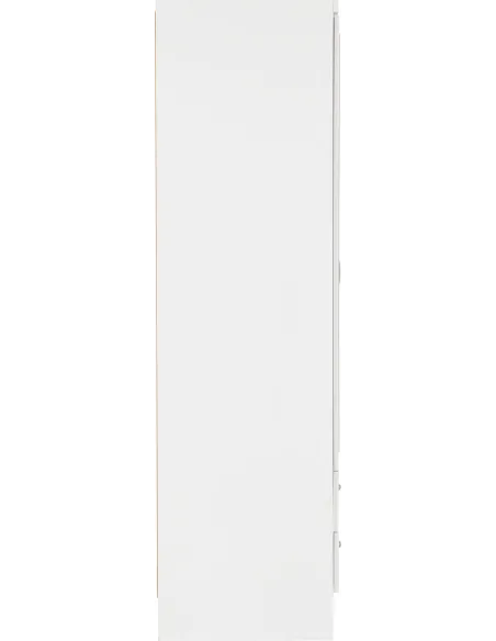 Nevada 4 Door 2 Drawer Wardrobe - White | Murphy Furniture
