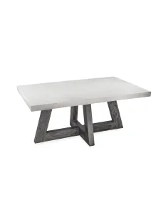 Aurelius Coffee Table - White Concrete/A | Murphy Furniture