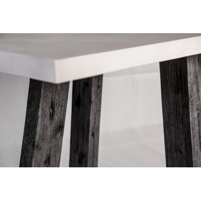 Aurelius Lamp Table - White Concrete/Aca | Murphy Furniture
