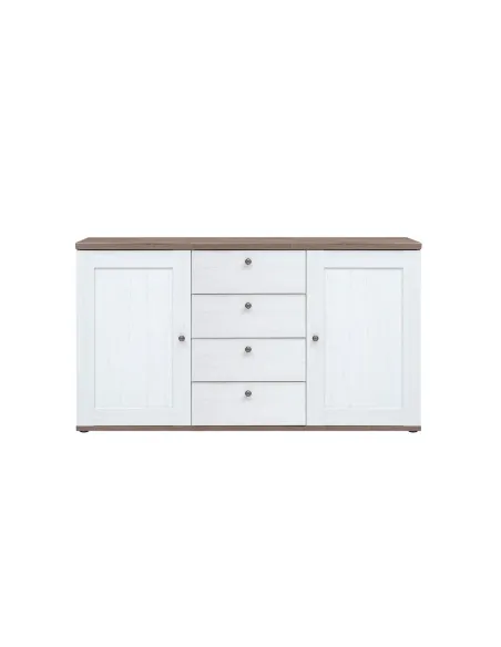 Capri 2 door 4 Drawer Sideboard - Pine/O | Murphy Furniture