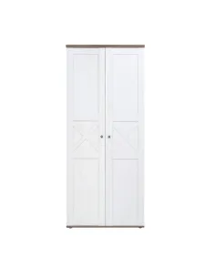 Capri 2 Door Combined Wardrobe - Pine/Oak | Murphy Furniture