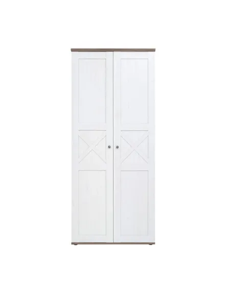 Capri 2 Door Combined Wardrobe - Pine/Oak | Murphy Furniture