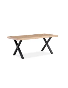 Isla 1.8m Dining Table X Leg - Oak | Murphy Furniture