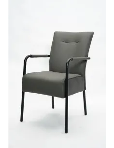 James Dining Chair - Grey Leather | Murphy Furniture