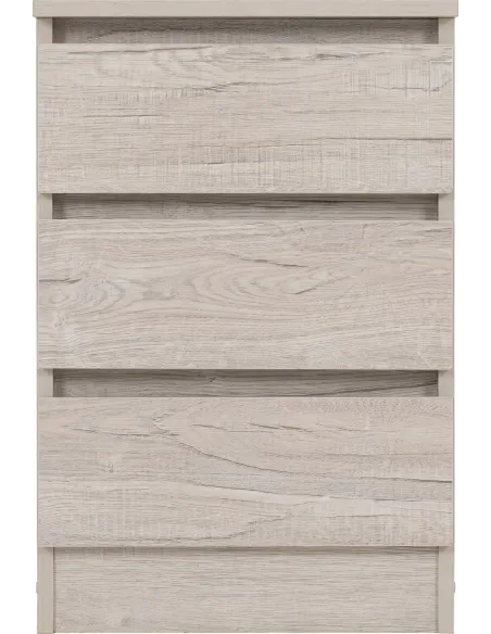Malvern 3 Drawer Bedside Locker - Urban | Murphy Furniture