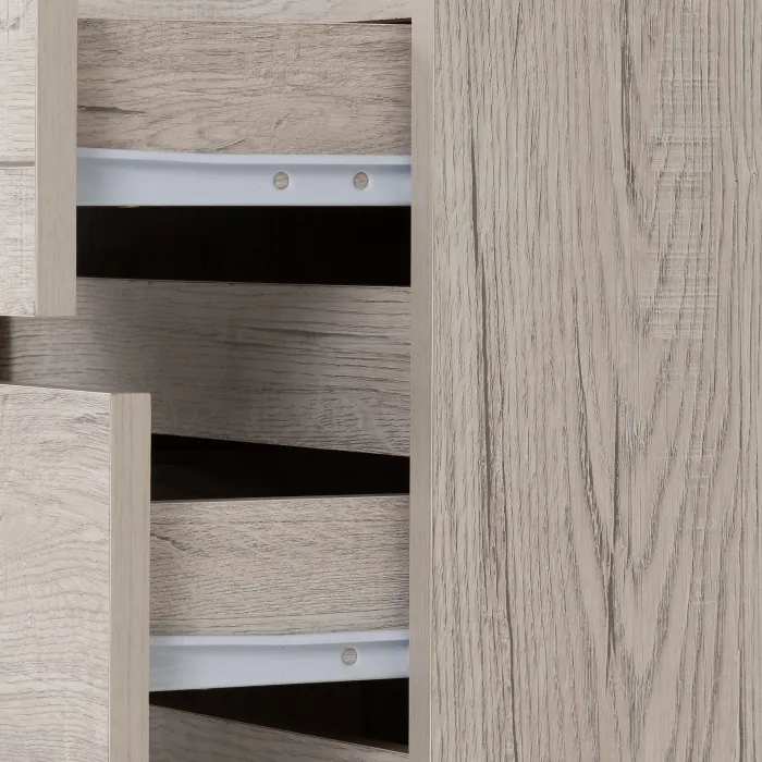 Malvern 3 Drawer Bedside Locker - Urban | Murphy Furniture