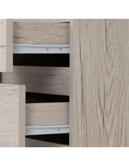 Malvern 3 Drawer Bedside Locker - Urban | Murphy Furniture