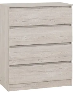 Malvern 4 Drawer Chest - Urban Snow | Murphy Furniture
