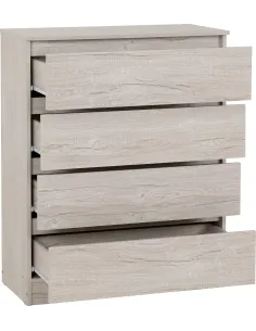 Malvern 4 Drawer Chest - Urban Snow | Murphy Furniture 2