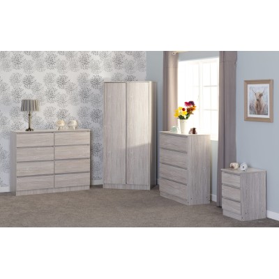 Malvern 4 Drawer Chest - Urban Snow | Murphy Furniture