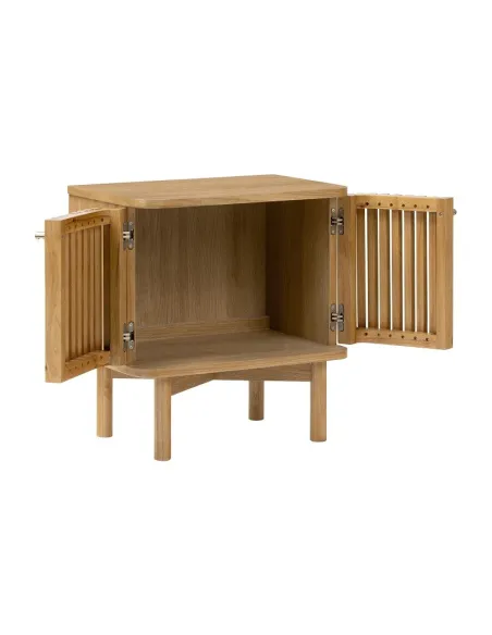 Boardwalk Bedside Locker - Natural Oak | Murphy Furniture