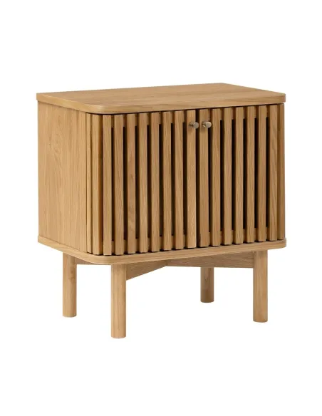 Boardwalk Bedside Locker - Natural Oak | Murphy Furniture
