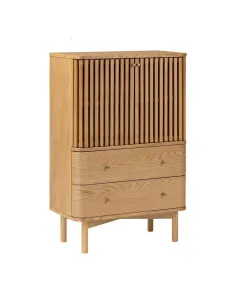 Boardwalk Shoe Cabinet - Natural Oak | Murphy Furniture