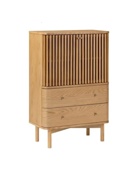 Boardwalk Shoe Cabinet - Natural Oak | Murphy Furniture