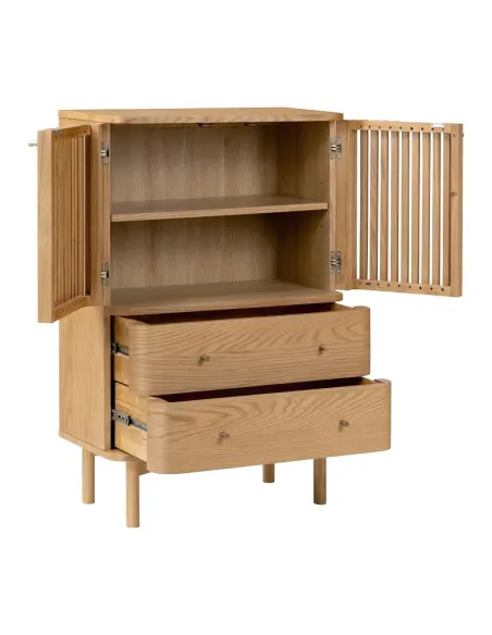 Boardwalk Shoe Cabinet - Natural Oak | Murphy Furniture