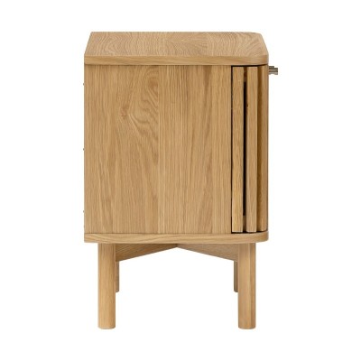 Boardwalk Bedside Locker - Natural Oak | Murphy Furniture