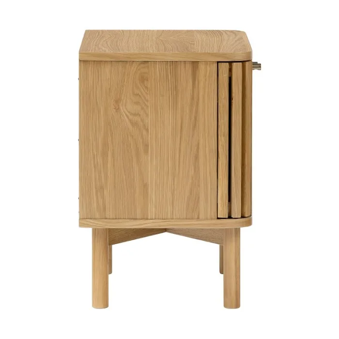 Boardwalk Bedside Locker - Natural Oak | Murphy Furniture
