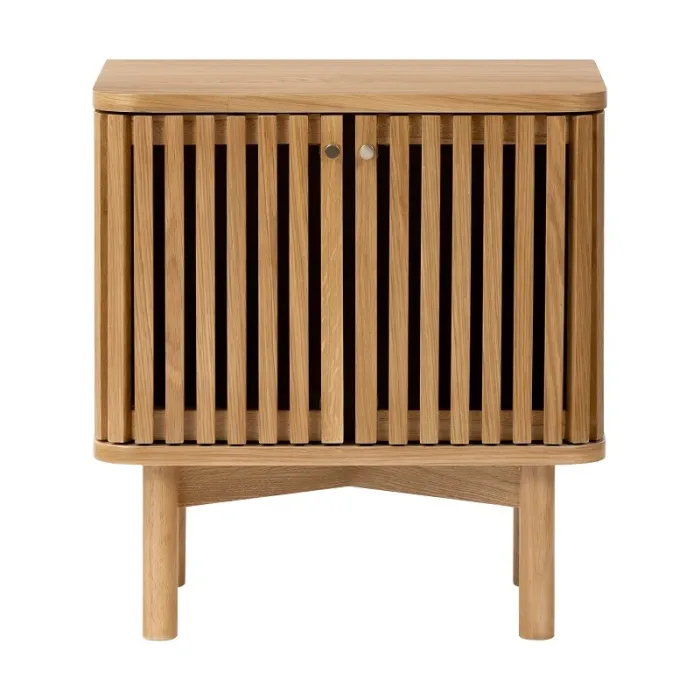 Boardwalk Bedside Locker - Natural Oak | Murphy Furniture