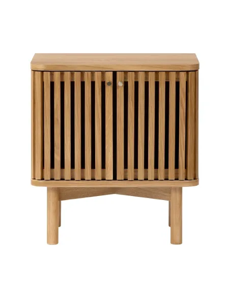 Boardwalk Bedside Locker - Natural Oak | Murphy Furniture