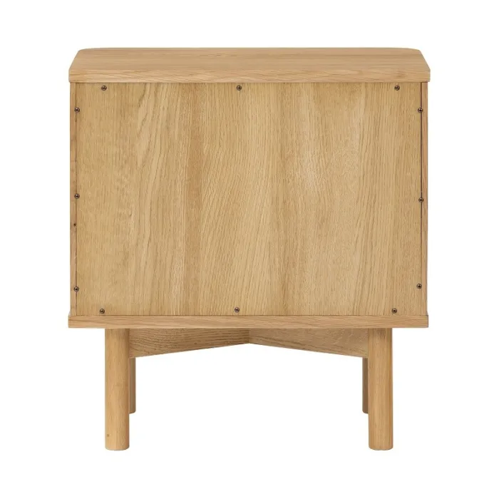 Boardwalk Bedside Locker - Natural Oak | Murphy Furniture