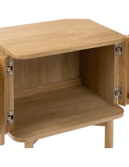 Boardwalk Bedside Locker - Natural Oak | Murphy Furniture