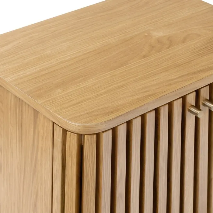 Boardwalk Bedside Locker - Natural Oak | Murphy Furniture