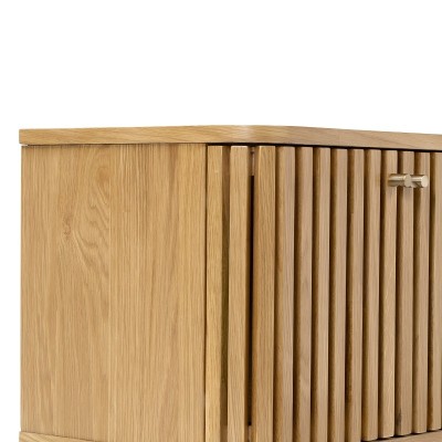 Boardwalk Bedside Locker - Natural Oak | Murphy Furniture