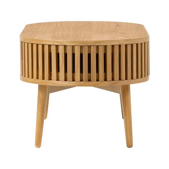 Boardwalk Oval Coffee Table - Natural Oak | Murphy Furniture