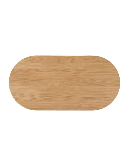 Boardwalk Oval Coffee Table - Natural Oak | Murphy Furniture