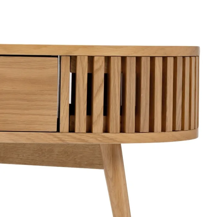 Boardwalk Oval Coffee Table - Natural Oak | Murphy Furniture